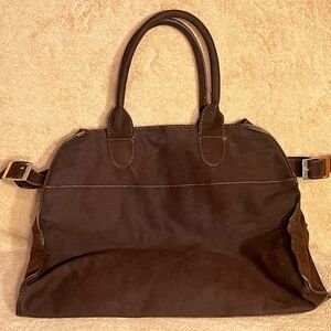 Elegant Brown Leather Tote Bag